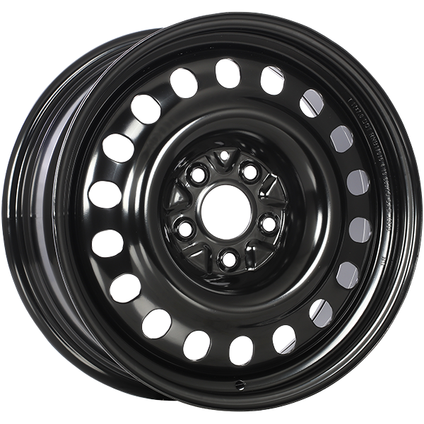 17X7 5X114.3 ET42 CB64.1 STEEL WHEEL GLOSS BLACK