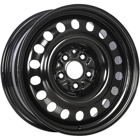 (Use SW001)16X6.5 5X114.3  ET42  CB67.1 STEEL WHEEL GLOSS BLACK