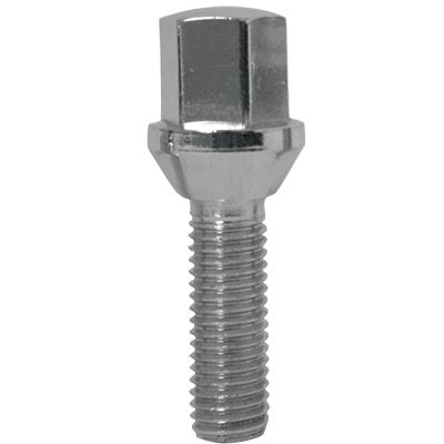 ACORN CHROME BOLT 60° SEAT-14X1.50MM-28MM SHANK-17MM HEX